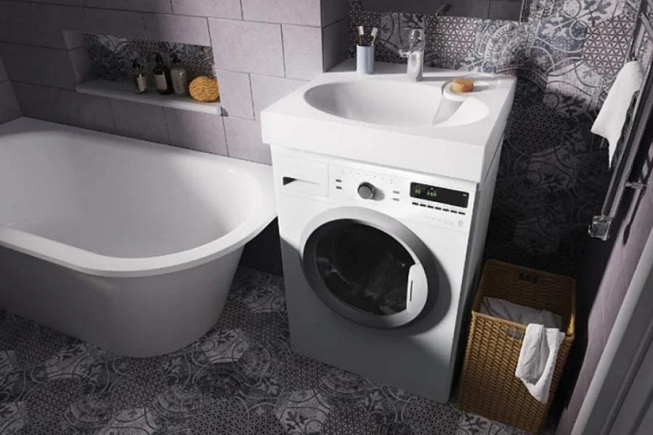 Раковина над стиральной машиной