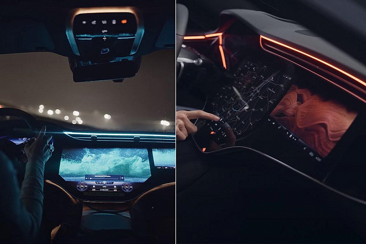 Mercedes показал революционный гиперэкран на новом EQS