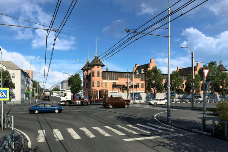 Достопримечательности Рязани показали на новых скриншотах DLC для Euro Truck Simulator 2