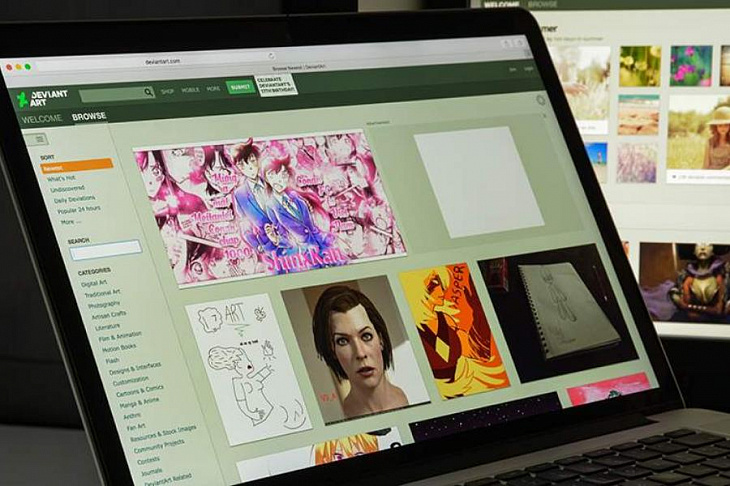 Ресурс DeviantArt удалил запрещенную информацию