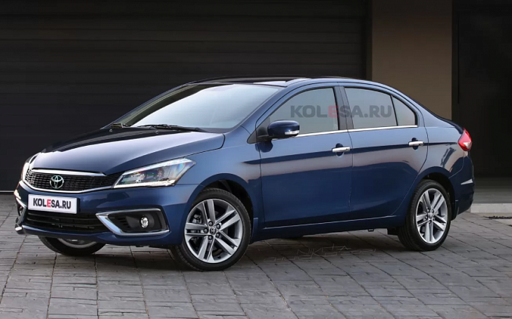 Самый дешёвый седан Toyota: новые изображения