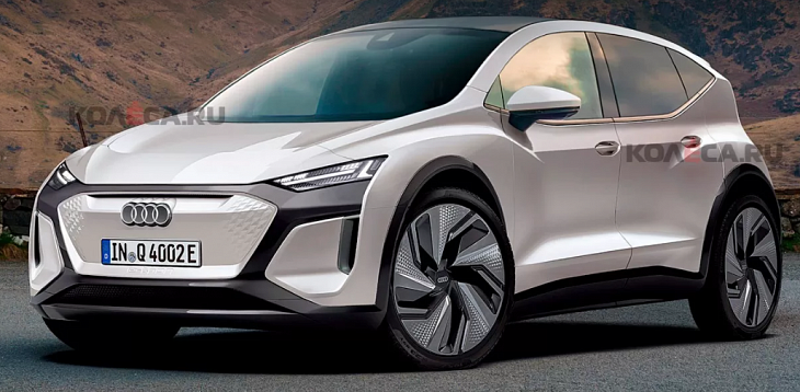 Audi готовит очередную новинку для Европы: первое изображение Q2 e-tron