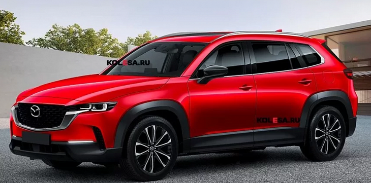 Mazda готовит большой кроссовер CX-80: первое изображение