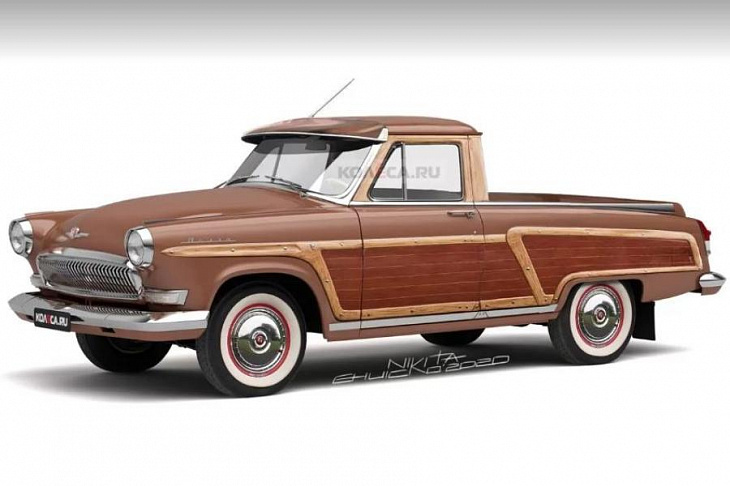 Пикап ГАЗ-21 в стиле Woody: каким он может быть