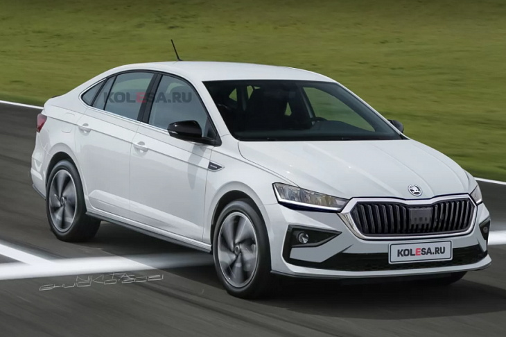 Skoda Slavia: новые изображения