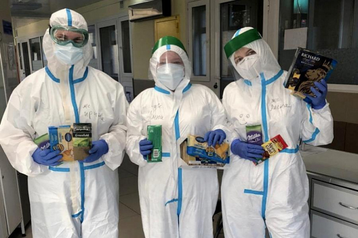 «Пятерочка» поддержала врачей 11,2 тоннами продовольствия