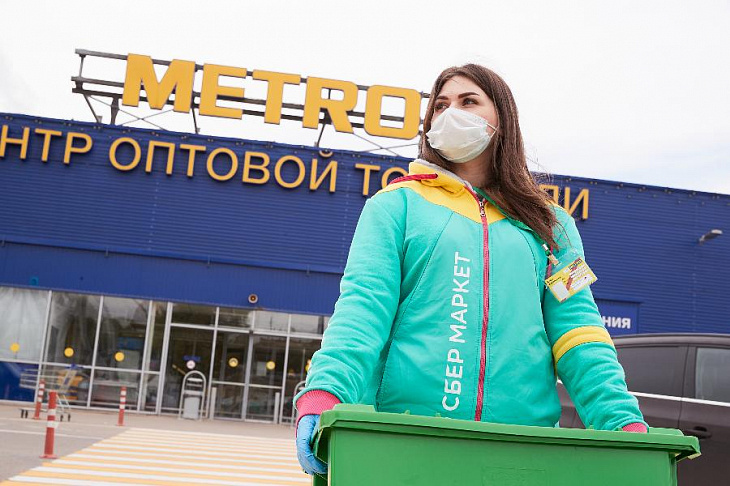 «СберМаркет» и Metro открыли первый совместный даркстор